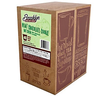 Brooklyn Beans 40-Count Mint Chocolate Cookie H ot Cocoa Pods