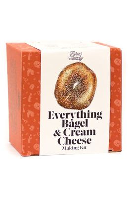 Brooklyn Brew Shop FarmSteady Bagel & Cream Cheese Making Kit in Brown 