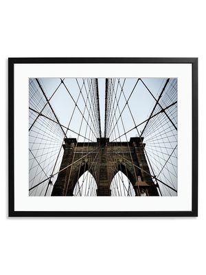 Brooklyn Bridge Framed Photo - Size Medium - Size Medium