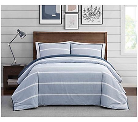 Brooklyn Loom Niari Yarn Dye Stripe Twin/Twin X L Comforter Set