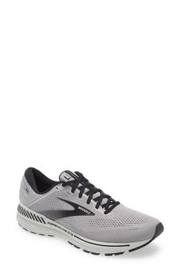 Brooks Adrenaline GTS 22 Running Sneaker in Grey/Grey