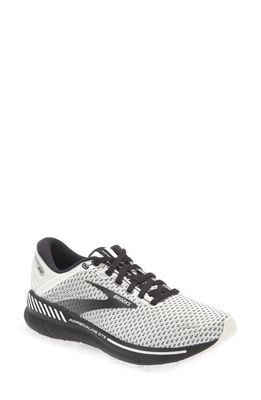 Brooks Adrenaline GTS 22 Sneaker in White/Grey/Black