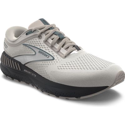 Brooks Beast GTS 23 Running Shoe in Chateau Grey/White Sand/Blue 