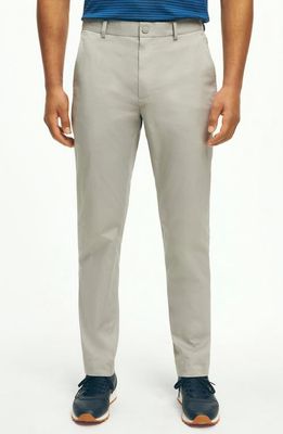 Brooks Brothers CBT Stretch Cotton Blend Golf Chinos in Alloy
