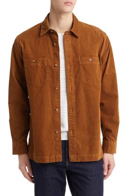 Brooks Brothers Corduroy Shirt Jacket in Rubber