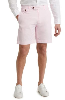 Brooks Brothers Flat Front Poplin Shorts in Cherryblossom