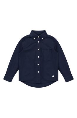 Brooks Brothers Kids' Cotton Button-Down Shirt in Navy