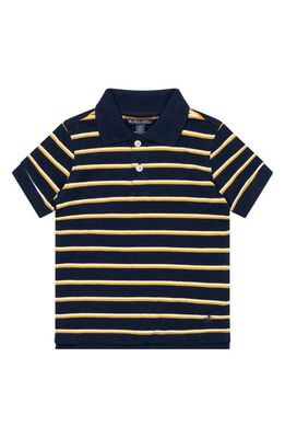 Brooks Brothers Kids' Stripe Embroidered Cotton Polo in Navy