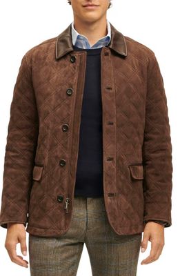 Brooks Brothers Out Quilted Walking Jacket in Pinecone