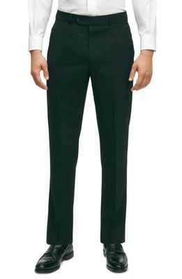 Brooks Brothers Performance Water Repellent Wool Suit Pants in Black
