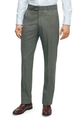 Brooks Brothers Performance Water Repellent Wool Suit Pants in Lightgrey