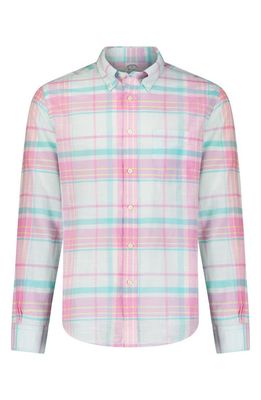Brooks Brothers Plaid Madras Button-Down Shirt in Pastelmulti