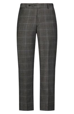Brooks Brothers Regent Fit Wool Blend Pants in Greybluflnlchk