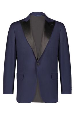 Brooks Brothers Regent Fit Wool Blend Tuxedo Jacket in Navy Solid