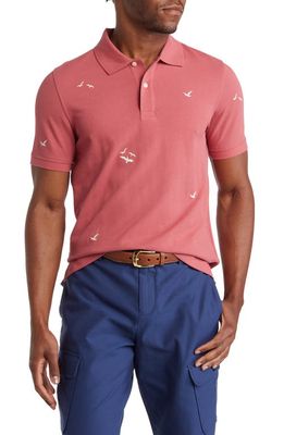 Brooks Brothers Seagull Embroidered Polo in Mauvewood