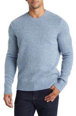 Brooks Brothers Shetland Crewneck Wool Sweater in Light Blue