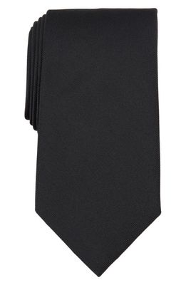 Brooks Brothers Solid Silk Tie in Black