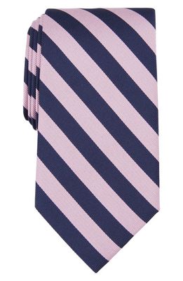 Brooks Brothers Wide Rep Stripe Silk Tie in Navy
