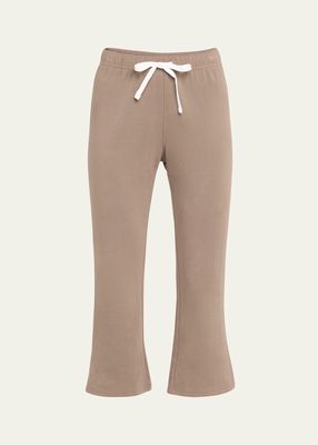 Brooks Fleece Cropped Flare Pants