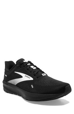 Brooks Launch 9 Running Shoe in Black/White