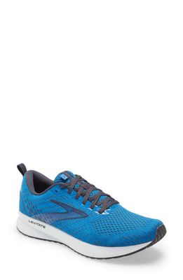 Brooks Levitate 5 Running Shoe in Blue/India Ink/White