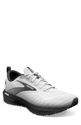 Brooks Revel 6 Hybrid Running Shoe in White/Black