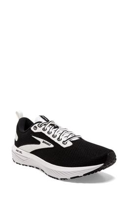 Brooks Revel 6 Running Shoe in Black/White