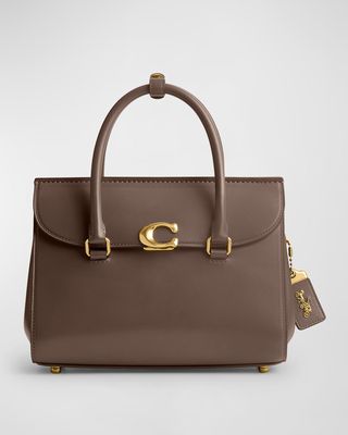 Broome Luxe Leather Top-Handle Bag