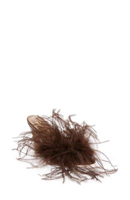 Brother Vellies Palms Feather Sandal in Espresso