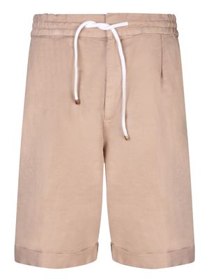 Brunello Cucinelli 2 Pences Blue Bermuda Shorts