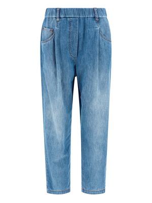 Brunello Cucinelli Baggy Jeans With Pleats