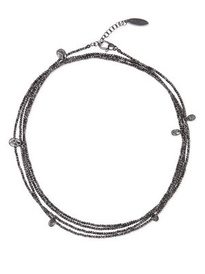 Brunello Cucinelli beaded multi-strand bracelet - BLACK