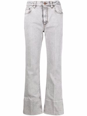 Brunello Cucinelli bootcut slim-fit jeans - Grey