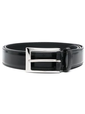 Brunello Cucinelli bucke-fastened leather belt - Black