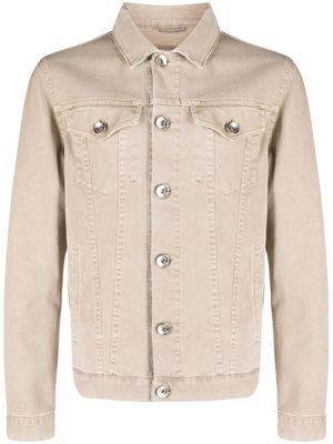 Brunello Cucinelli button-up denim jacket - Neutrals