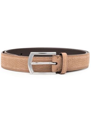 Brunello Cucinelli calf leather belt - Brown