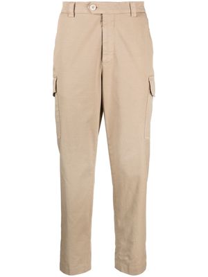 Brunello Cucinelli cargo-pockets straight-leg trousers - Neutrals
