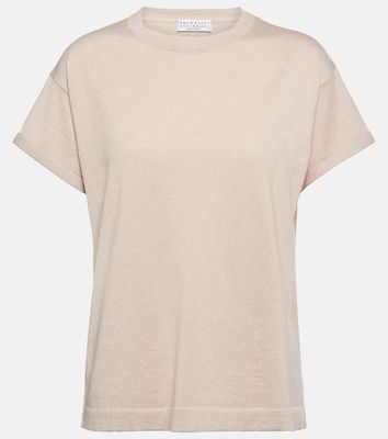 Brunello Cucinelli Cashmere and silk blend T-shirt