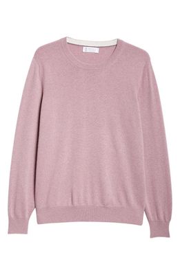 Brunello Cucinelli Cashmere Sweater in Czn50 Mauve