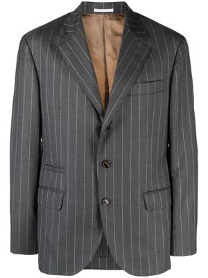Brunello Cucinelli Chalk-Stripe wool blazer - Grey