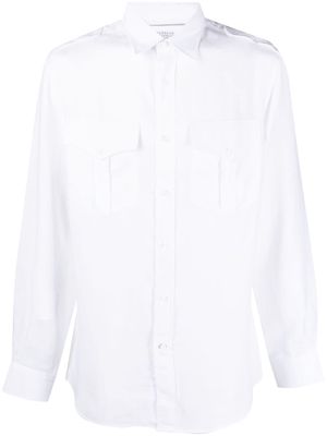 Brunello Cucinelli chest flap-pockets shirt - White