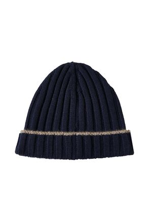 Brunello Cucinelli Contrast Line Beanie