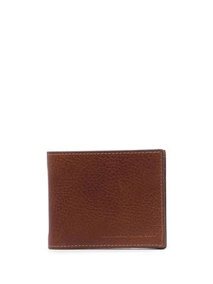 Brunello Cucinelli Core bi-fold leather wallet - Brown