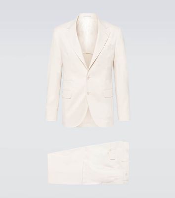 Brunello Cucinelli Cotton and cashmere-blend suit