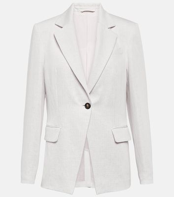Brunello Cucinelli Cotton and linen blazer