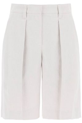 Brunello Cucinelli Cotton-linen Shorts