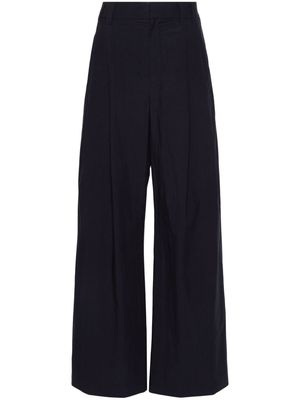 Brunello Cucinelli cotton palazzo pants - Blue