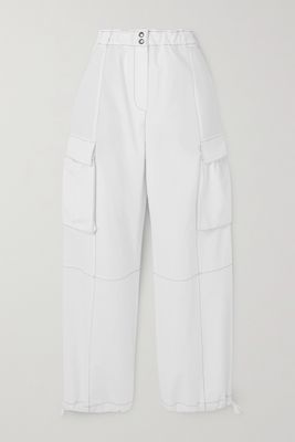 Brunello Cucinelli - Cotton-poplin Straight-leg Cargo Pants - White