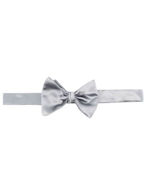 Brunello Cucinelli cotton-silk bow tie - Grey