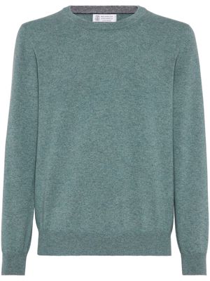 Brunello Cucinelli crew-neck cashmere sweater - Green